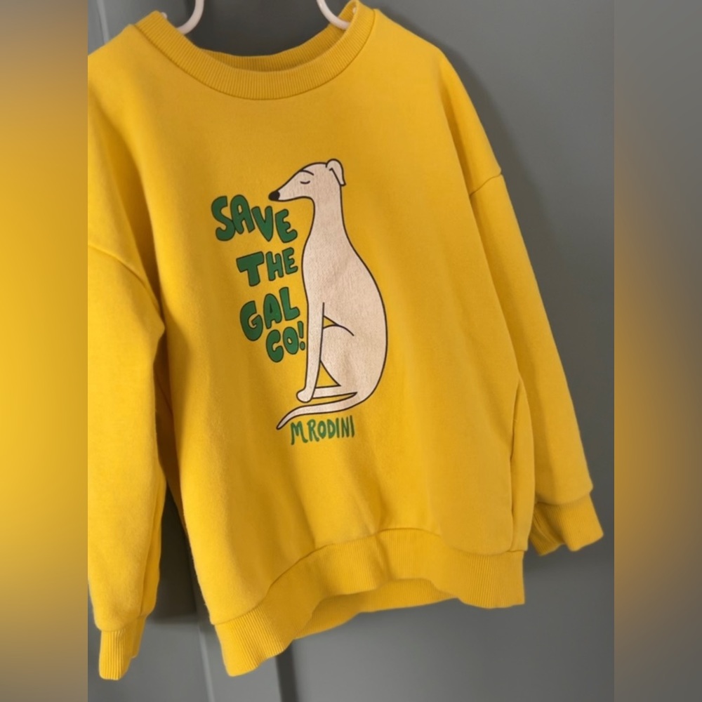 Mini rodini Kids sweatshirts Yellow 7